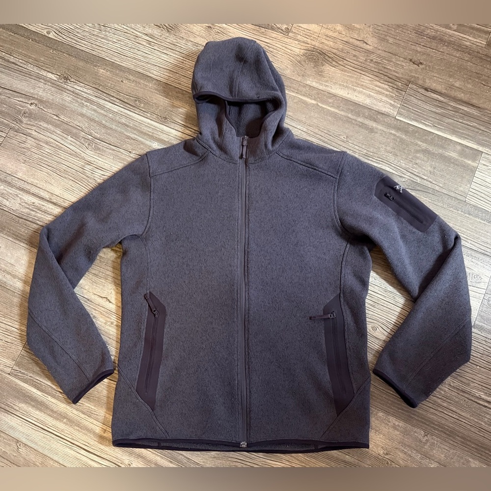 Arc'teryx Men's Gray Hooded Lightweight Jacket